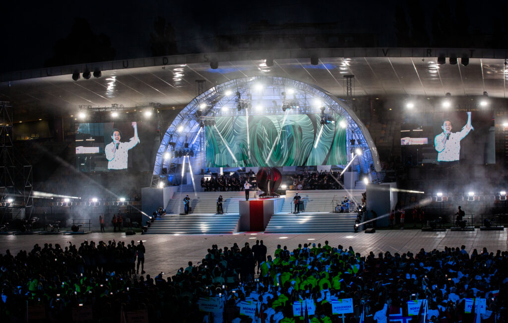 EYOF officially open, the Olympic flame was lit in the Ljudski vrt